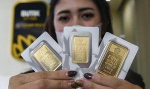 Harga Emas Batangan di PT Pegadaian Kompak Menguat pada Perdagangan Hari Sabtu