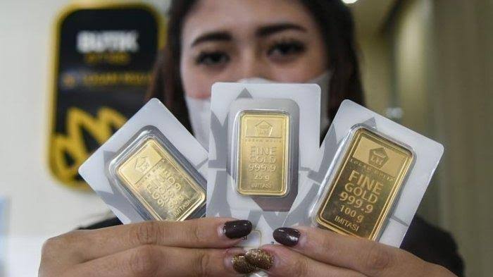 Harga Emas Batangan di PT Pegadaian Kompak Menguat pada Perdagangan Hari Sabtu