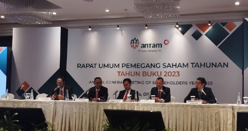 Antam Bagikan Dividen 100% dari Laba Bersih Tahun Buku 2023