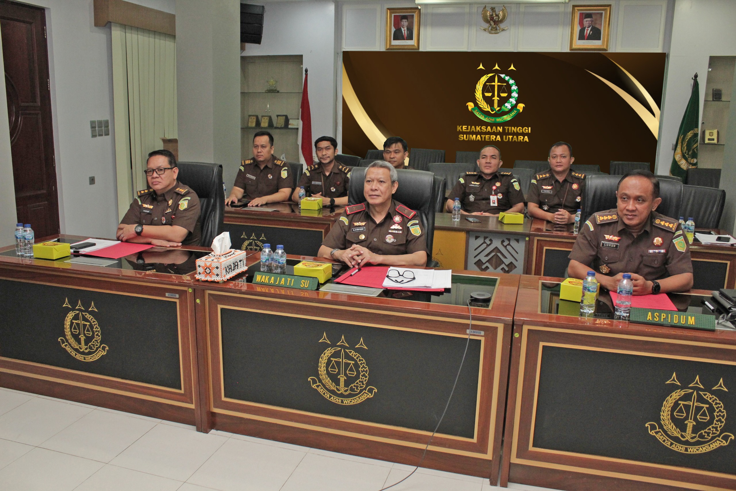 Kajati Sumut ketika menggelar konferensi pers.(Istimewa)