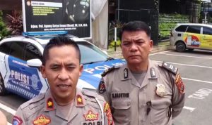Kasatlantas Polrestabes Medan, Kompol Andika ketika memberikan keterangan kepada sejumlah awak media.(Istimewa)