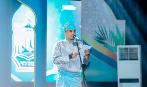Wali Kota Medan Bobby Nasution saat membuka MTQ Ke-57 Kota Medan. BP/erwan