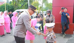 Kapolda Sumut mengunjungi Markas Polres Sibolga.(Istimewa).