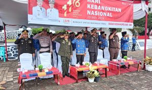 Kapolres Toba ikut dalam kegiatan Hari Kebangkitan Nasional.(Istimewa)