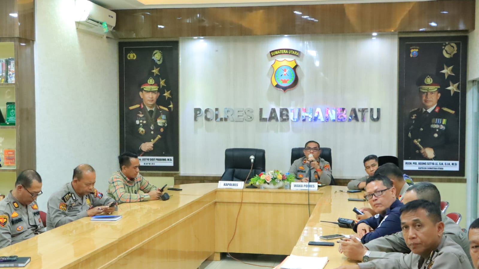 Wakapolres Labuhanbatu ikuti dialog penguatan internasional.(Istimewa)