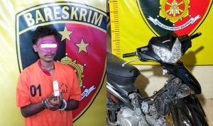 pelaku dan barang bukti yang diamankan kepolisian.(Istimewa)