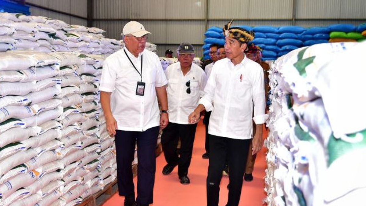 Presiden Jokowi: Impor Beras Perum Bulog Belum Capai 5 Persen dari Kebutuhan Nasional