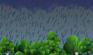 Ilustrasi hujan lebat. BPBD Kabupaten Lebak imbau warga waspada banjir dan longsor. /pixabay/shafin_protic-16278454/