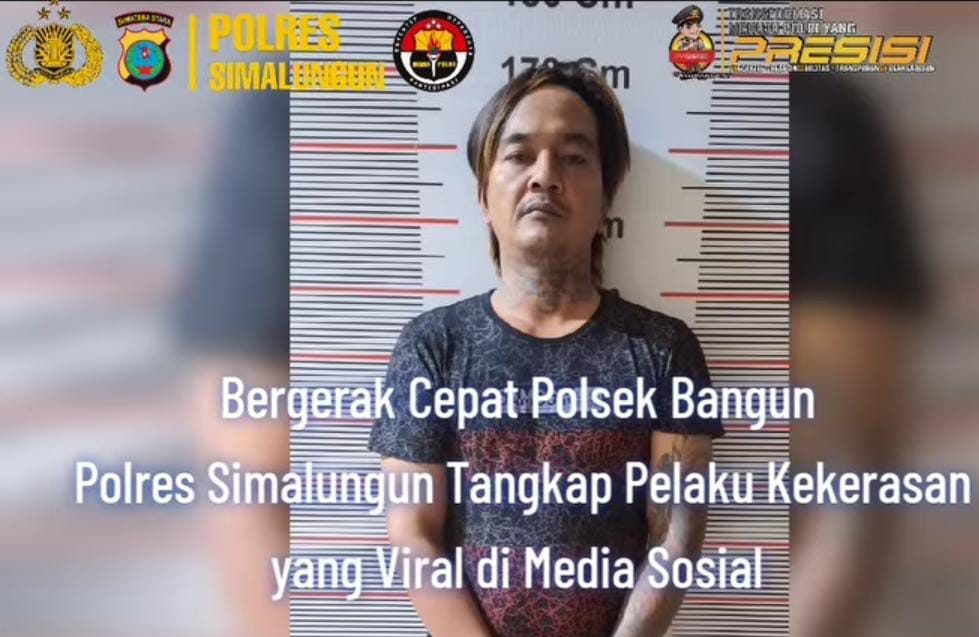 Foto pelaku: Diambil dari Instagram Polres Simalungun