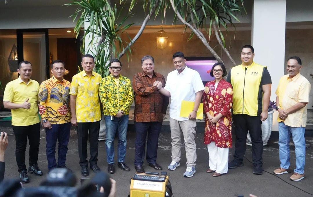 Partai Golkar memberikan rekomendasi ke Bobby Nasution untuk maju di Pilgub Sumut Foto (Instagram Golkar.indonesia)
