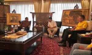 Pertemuan Ketua umum partai Golkar dengan Bobby Nasution. penyerahan rekomendasi untuk pencalonan calon gubernur Sumut 2024. (Instagram Bobby Nasution)