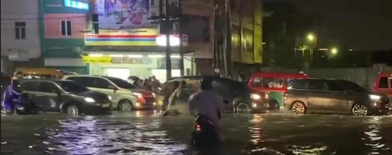 Foto: Ilustrasi banjir medan