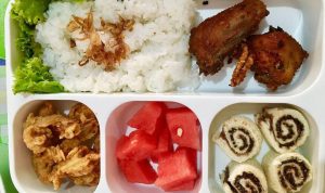 Ilustrasi program makan gratis