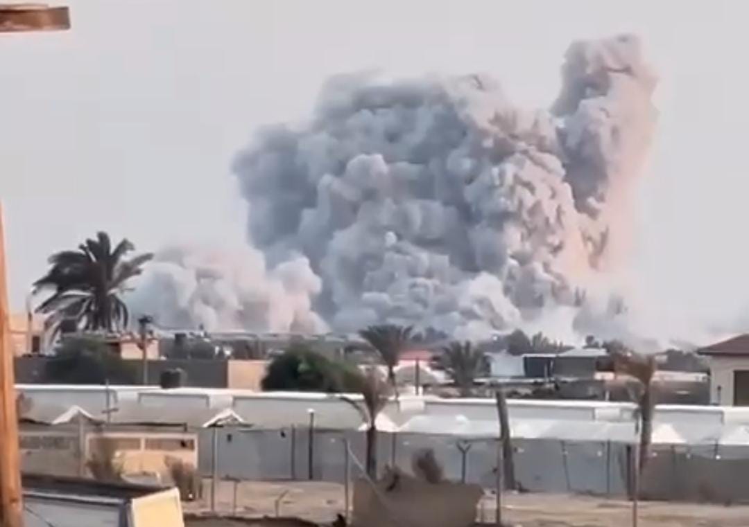Ledakan di Rafah Gaza