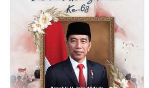 Foto Desain ucapan ultah Kominfo kepada presiden Jokowi
