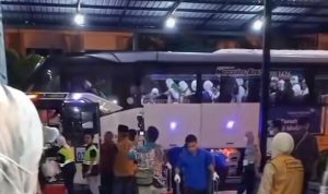 Jama'ah haji kloter pertama telah tiba di Bandara internasional Kualanamu