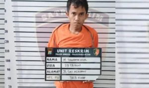 Wajah pelaku pencurian motor karyawan toko roti Medan