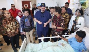 Wali Kota Medan, Bobby Nasution, mengapresiasi King Salman Humanitarian Aid and Relief Center (KSR) dari Arab Saudi atas kegiatan sosial operasi jantung yang diselenggarakan di RSUP H Adam Malik, Medan Tuntungan.