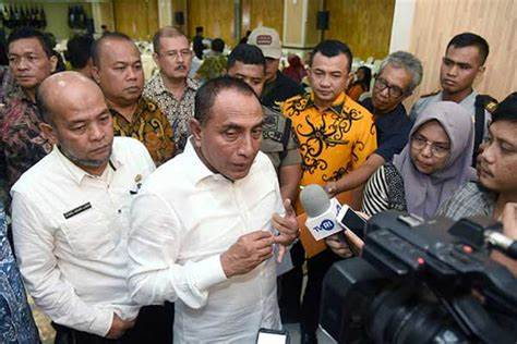Mantan Gubernur Sumatera Utara, Edy Rahmayadi, akhirnya buka suara terkait pergantian Penjabat (Pj) Gubernur Sumut dari Hassanudin ke Agus Fatoni.