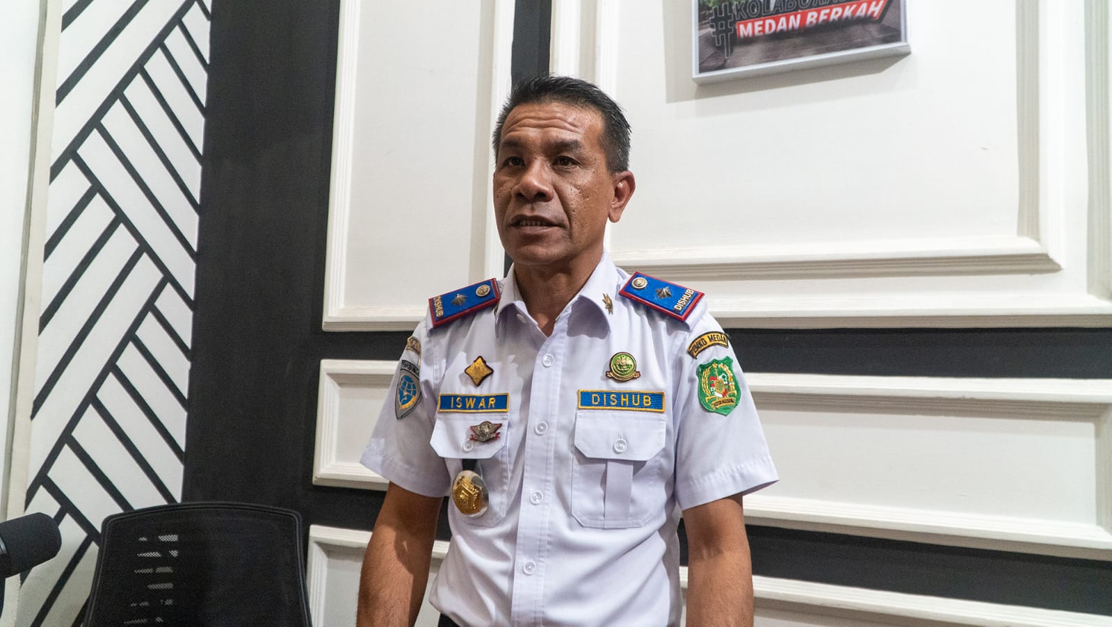 Kadishub Medan Iswar Lubis. BP/erwan