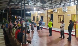 Remaja yang tawuran diamankan kepolisian.(Istimewa).