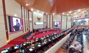 Rapat Paripurna di Gedung DPRD Medan, Selasa (4/6/2024). BP/erwan