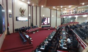 Sidang Laporan Pertanggungjawaban Pelaksanaan APBD Kota Medan di Gedung DPRD Medan. BP/erwan
