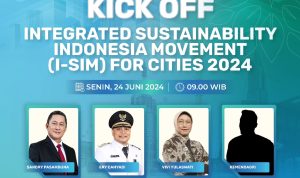 Foto Baliho Kick Off I-SIM For Cities 2024. Foto : BP/Ist