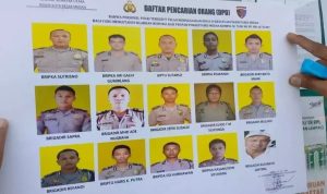 Selebaran DPO anggota Polrestabes Medan yang beredar.(Istimewa)