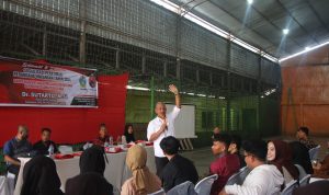 Sutarto ketika memberikan kata sambutan.(Istimewa).