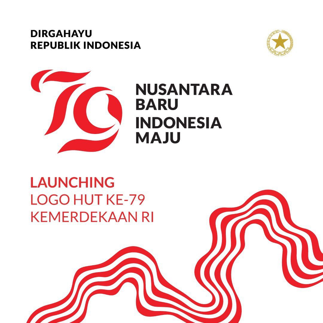 Logo HUT ke-79 RI ‘Nusantara Baru Indonesia Maju’