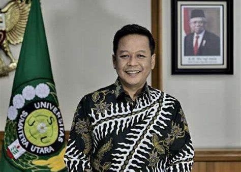 Rektor Universitas Sumatera Utara (USU), Prof. Dr. Muriyanto Amin.