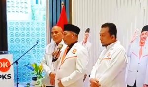 Presiden Partai Keadilan Sejahtera (PKS) Ahmad Syaikhu menyampaikan klarifikasi terkait dukungan partainya terhadap Wali Kota Medan, Bobby Nasution.