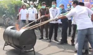 BNNP Banten menyita ganja seberat 4.479 gram dan sabu 148,211 gram dari sindikat Medan.