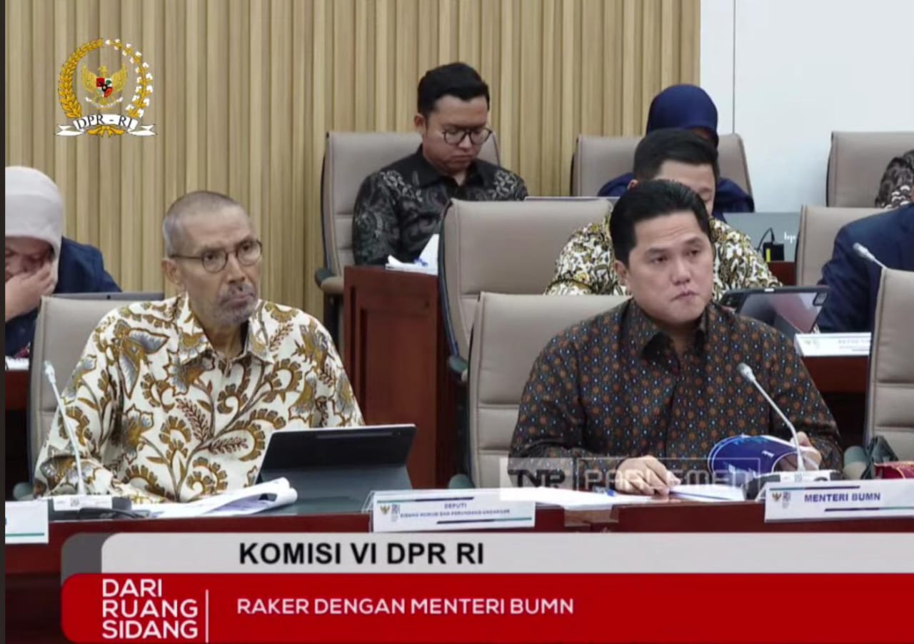 Erick Thohir meminta suntikan dana sebesar Rp 44,24 triliun untuk 16 BUMN pada 2025.