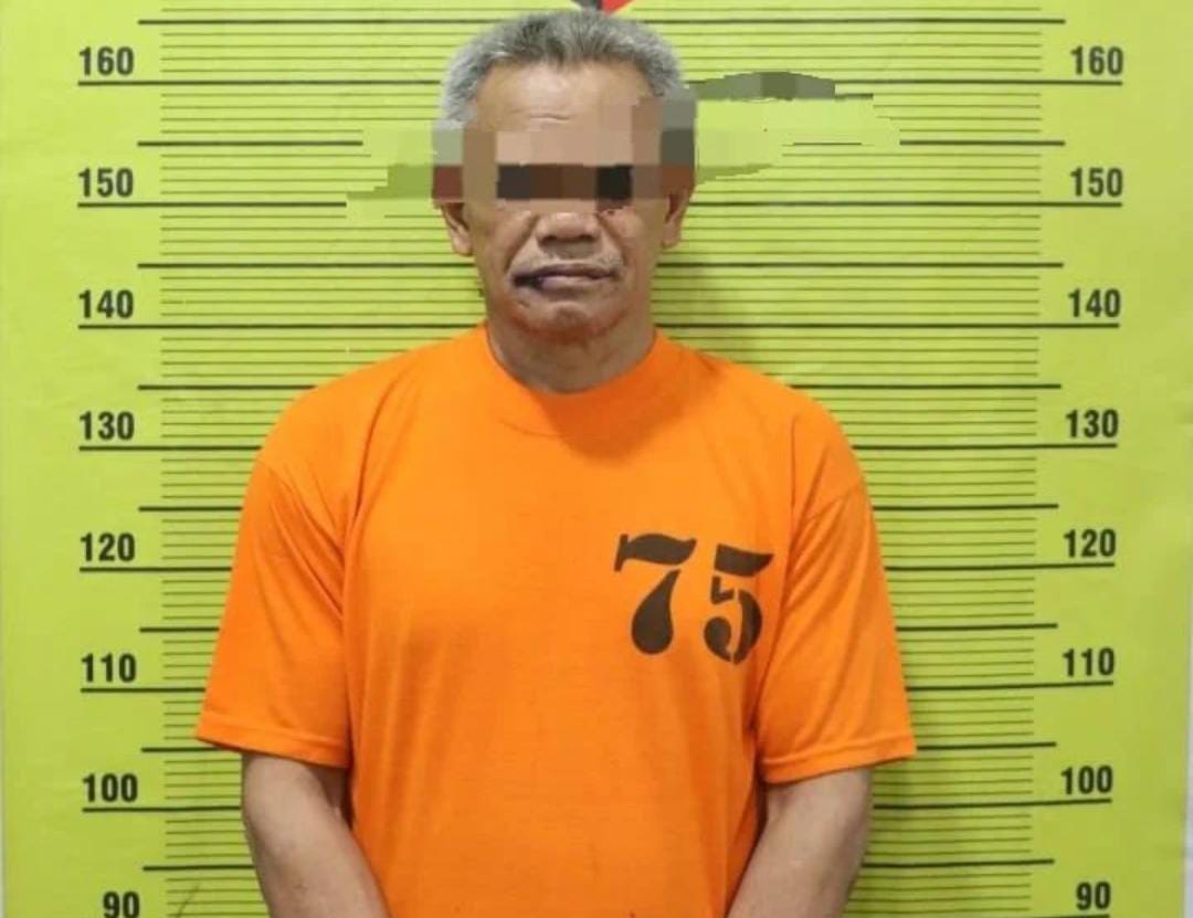 Wajah pelaku baru pembakaran wartawan di kabupaten Karo.