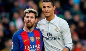 Cristiano Ronaldo dan Lionel Messi.