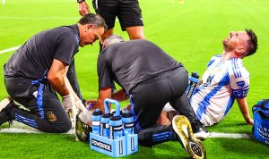 Final Copa America 2024 antara Argentina vs Kolombia menyisakan cerita haru bagi Lionel Messi yang mengalami cidera.