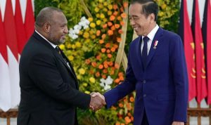 Presiden Joko Widodo dan Perdana Menteri Papua Nugini, James Marape, menggelar pertemuan penting di Istana Kepresidenan Bogor.