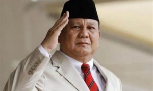 Menteri Pertahanan dan Presiden Terpilih, Prabowo Subianto.