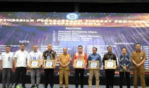 Pemerintah Provinsi Sumatera Utara bangga meraih penghargaan istimewa dari Direktorat Jenderal Bina Keuangan Daerah Kemendagri atas komitmennya dalam menyukseskan penyelenggaraan Pilkada serentak 2024.