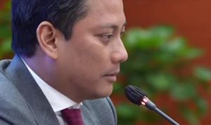 Thomas Djiwandono sebagai Wakil Menteri Keuangan II dalam Kabinet Presiden Joko Widodo (Jokowi).