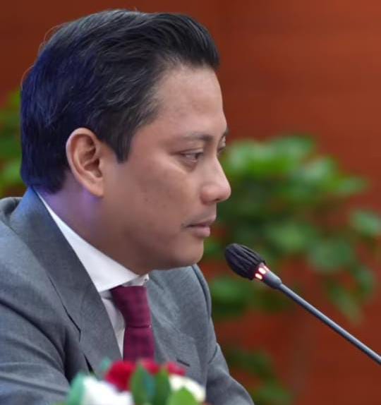 Thomas Djiwandono sebagai Wakil Menteri Keuangan II dalam Kabinet Presiden Joko Widodo (Jokowi).