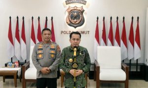 Penjabat (Pj) Gubernur Sumatera Utara, Agus Fatoni, menyampaikan apresiasi tinggi atas keberhasilan Kepolisian Daerah Sumatera Utara (Polda Sumut) meraih penghargaan Kompolnas Awards 2024.
