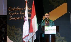 Pj Gubernur Sumatera Utara, Agus Fatoni, memberikan wejangan penuh semangat kepada para Duta GenRe.
