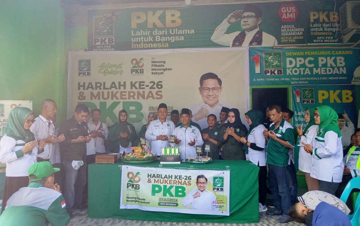 Dalam peringatan Hari Lahir ke-26, Partai Kebangkitan Bangsa (PKB) Kota Medan menggandeng Prof Ridha Dharmajaya untuk menggelar pemeriksaan kesehatan gratis.