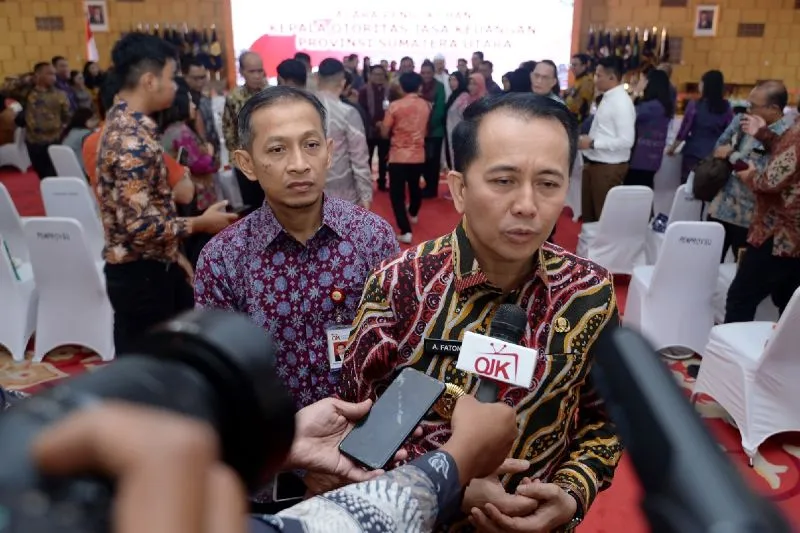 Penjabat Gubernur Sumatera Utara Agus Fatoni mengajak seluruh elemen masyarakat, termasuk Otoritas Jasa Keuangan (OJK) Sumut, untuk berperan aktif dalam menyukseskan acara bergengsi ini.