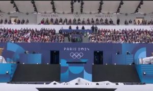 pembukaan Olimpiade 2024 di Paris berlangsung megah dan meriah.
