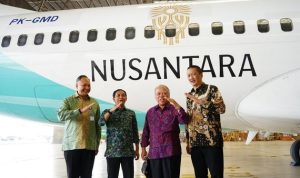 Garuda Indonesia sebagai maskapai resmi, Kerja sama ini diresmikan melalui penandatanganan perjanjian oleh Direktur Utama Garuda Indonesia, Irfan Setiaputra, dan Sekretaris OIKN, Achmad Jaka Santos Adiwijaya, yang disaksikan oleh sejumlah pejabat tinggi.