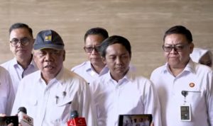 Menteri PUPR yang juga Plt Kepala Otorita IKN, Basuki Hadimuljono, serta jajaran OIKN.